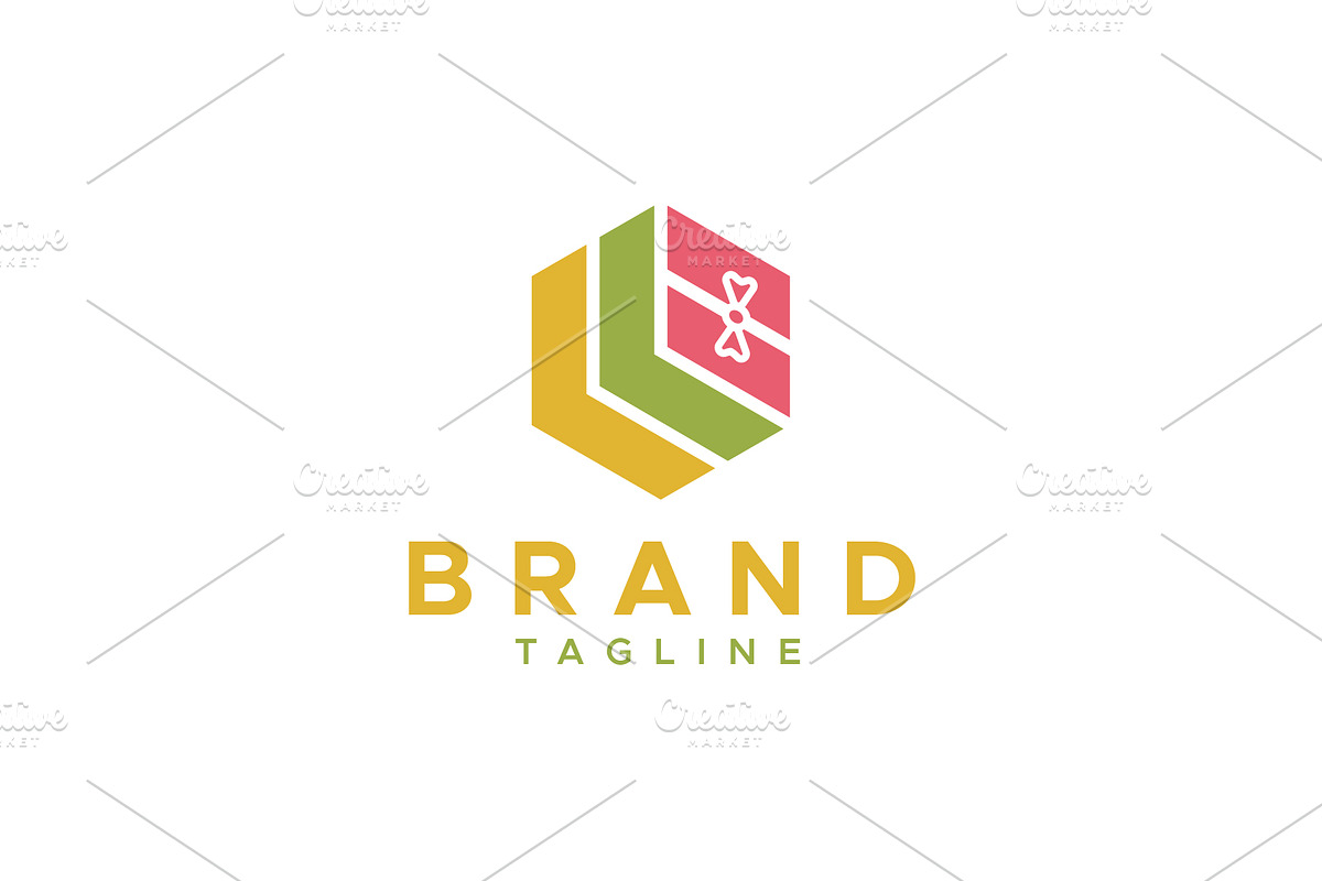 Gift box logo design template, a Branding & Logo Template by Amadul11 (Photo 1 of 4)