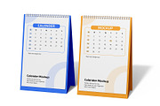 Spiral Desk Calendar Mockup PSD, a Mockup by graphypix (Thumbnail 1 of 4)