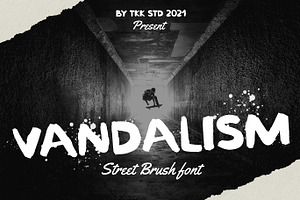 Vandalism - Brush Font