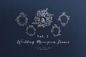 Wedding Monogram Frames Vol. 2