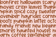 Autumn Market | Handwritten Font, a Sans Serif Font by KA Designs (Thumbnail 5 of 11)
