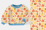 Cute Summer Fruits Pattern, a Pattern Graphic by Casa Mandarina (Thumbnail 5 of 8)