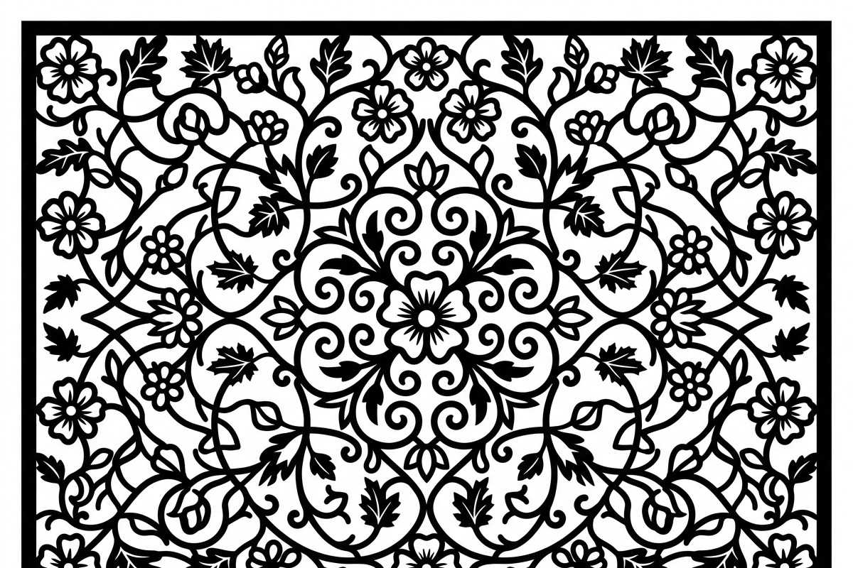 Elegant floral ornament pattern, a Decorative Illustration by Amazin_art (Photo 32 of 51)