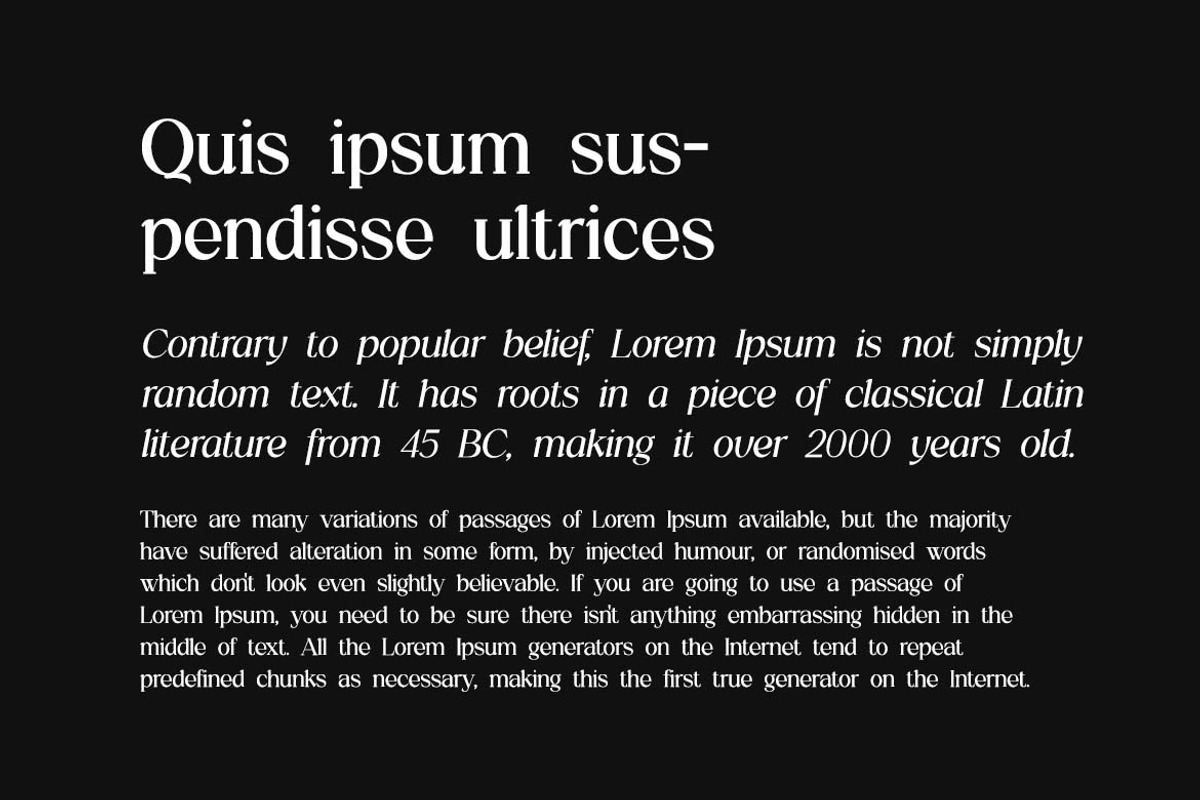 Quirk Modula Serif Typeface Font, a Serif Font by UICreative (Photo 2 of 13)