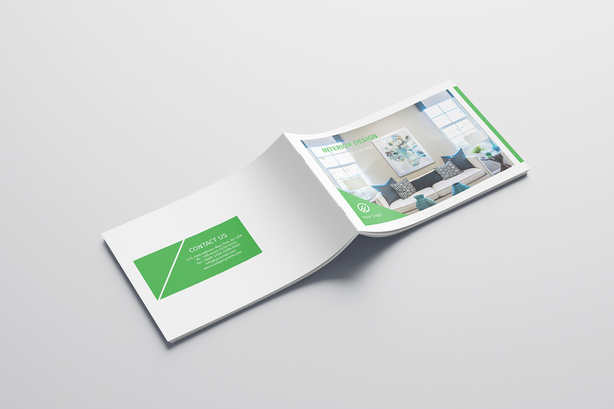 Interior Design Portfolio Brochure, a Brochure Template by retrographix (Photo 9 of 9)