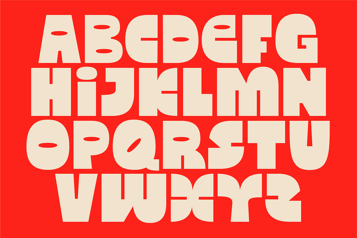 Peculiar Sans - Chunky Display Font, a Sans Serif Font by BTYPE (Photo 6 of 8)
