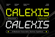 Calexis - Modular Rounded Pixel Font, a Sans Serif Font by Typia Nesia (Thumbnail 1 of 12)