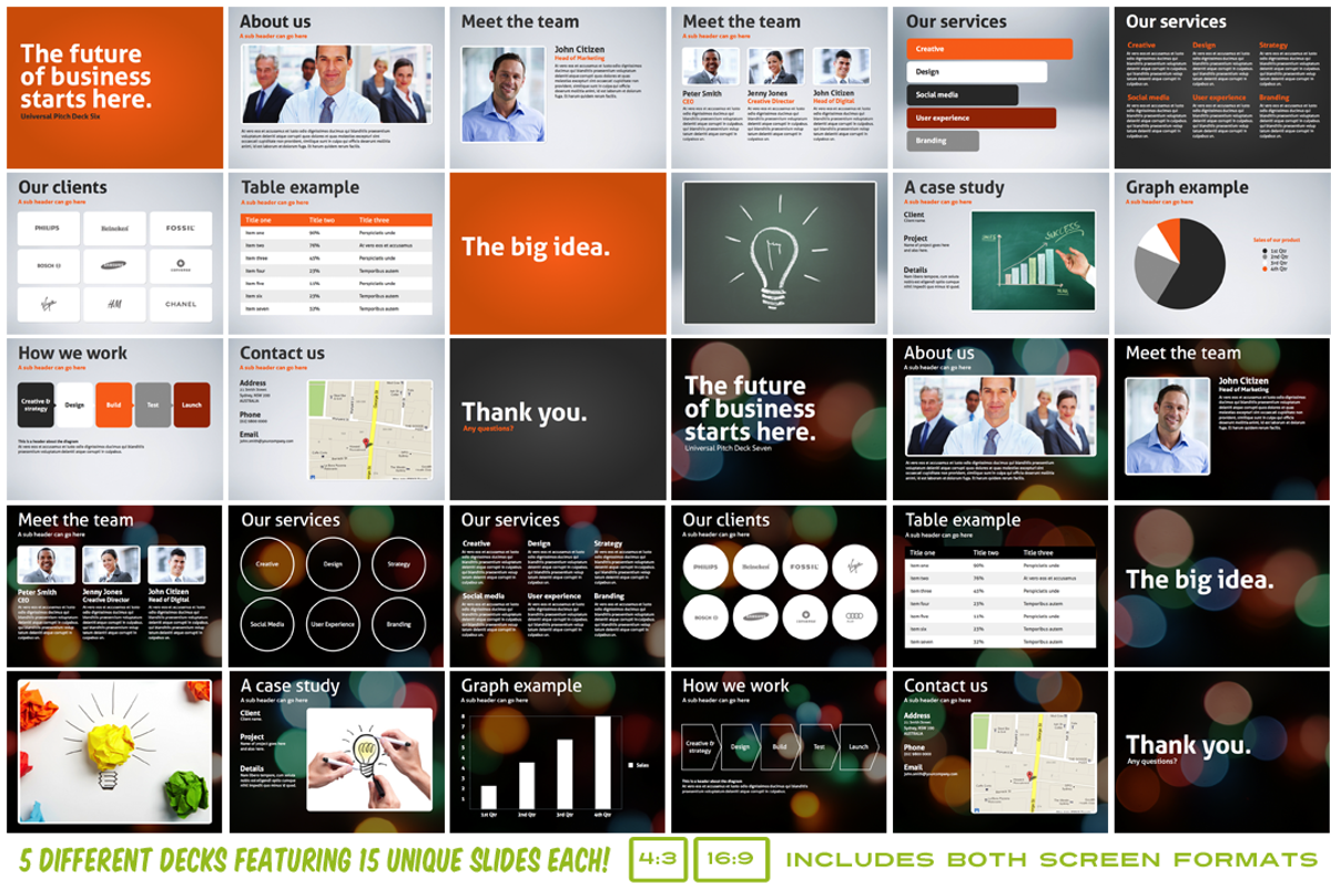 Mega Keynote Pres Deck Bundle, a Presentation Template by PitchStock (Photo 2 of 4)