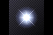 Light Color Glow Flare Stars Set, an Icon by in8finity (Thumbnail 2 of 5)