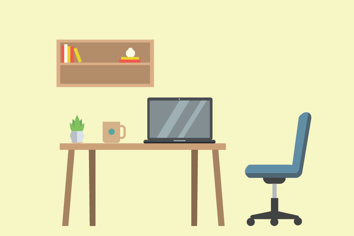 23 Essential Workplace Furniture Set, an Object Illustration by jongcreative (Photo 4 of 5)