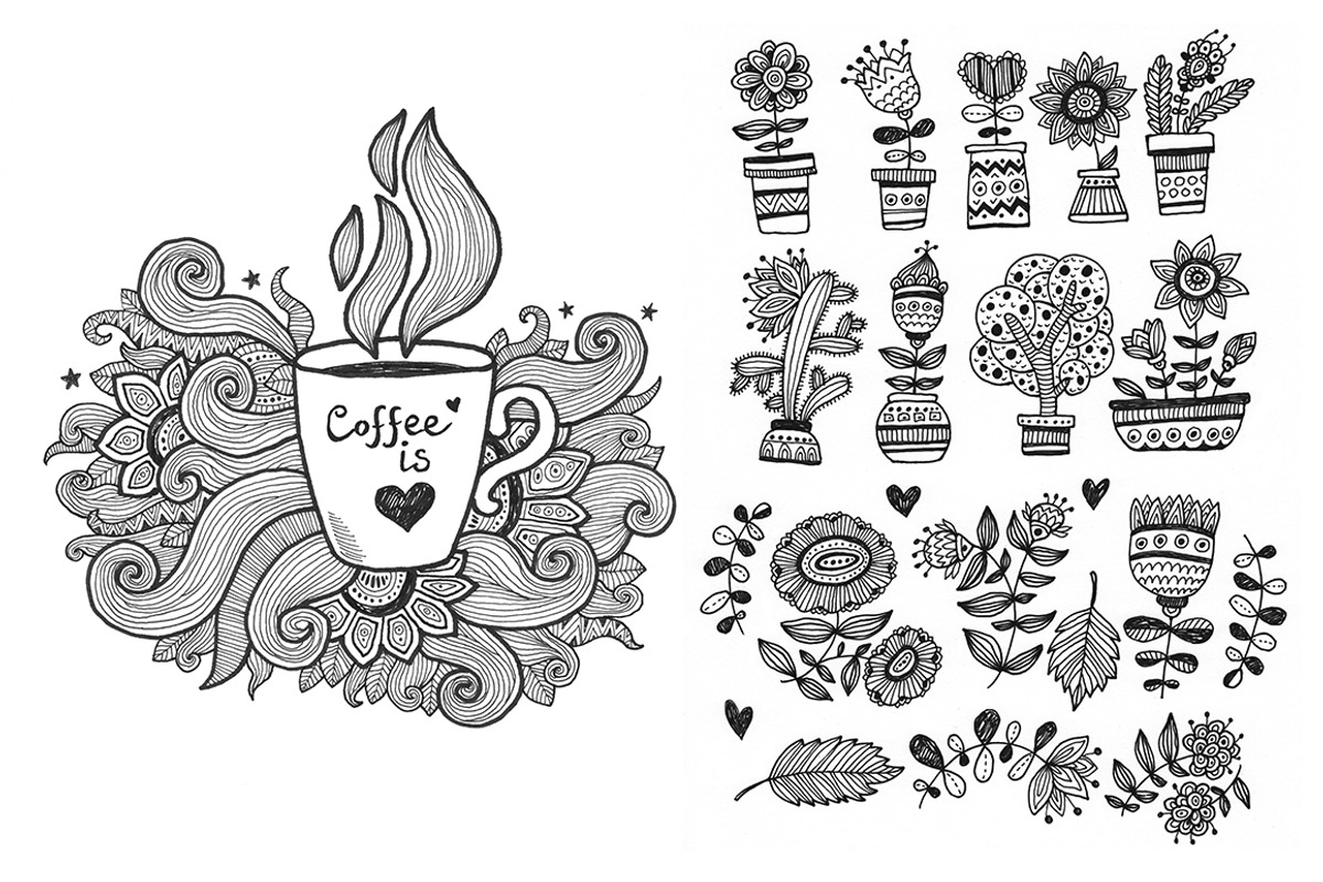 Hand-drawn designer's kit, an Education Illustration by natsa (Photo 2 of 5)