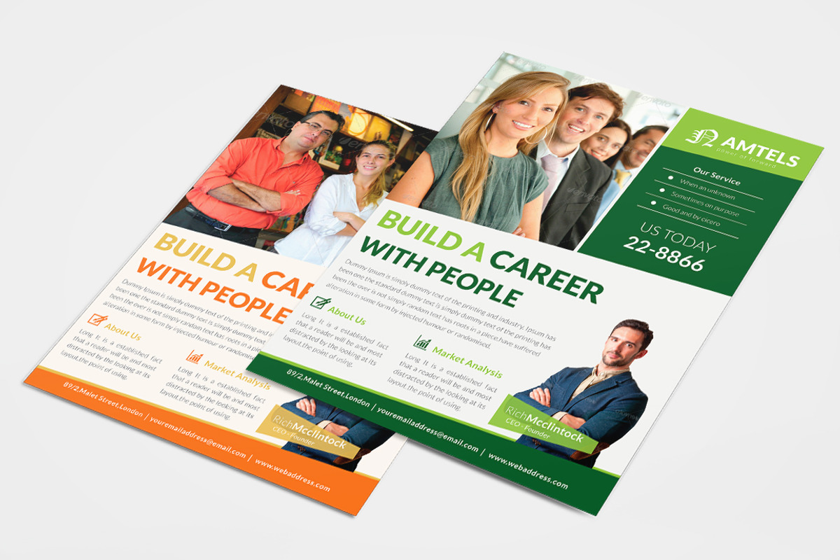 Content Marketing Flyer, a Flyer Template by Dotnpix (Photo 3 of 5)