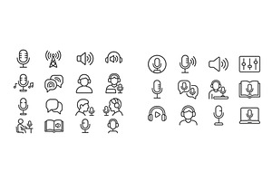 Various audio and communication, a Technology Illustration by ZinetroN