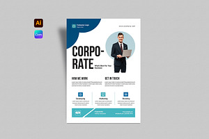 Corporate Flyer Template, a Flyer Template by E-Type