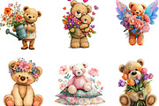 Whimsical Teddy Bear Mothers Day, an Illustration by Designking (Thumbnail 5 of 5)