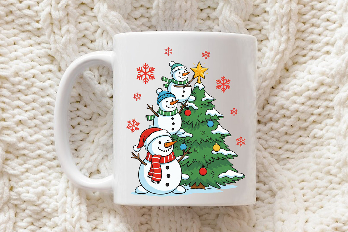 Cute Christmas Snowman Png, an Illustration by Libby Wishes (Photo 5 of 6)