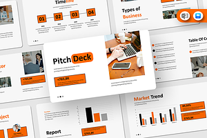 Pitch Deck - Keynote Template, a Presentation Template by QR Design Studio