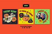 Halloween Cartoon Bundle, an Illustration by The Isian (Thumbnail 14 of 40)