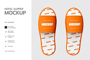 Hotel Slipper Mockup Template, a Product Mockup by graphypix (Thumbnail 2 of 4)