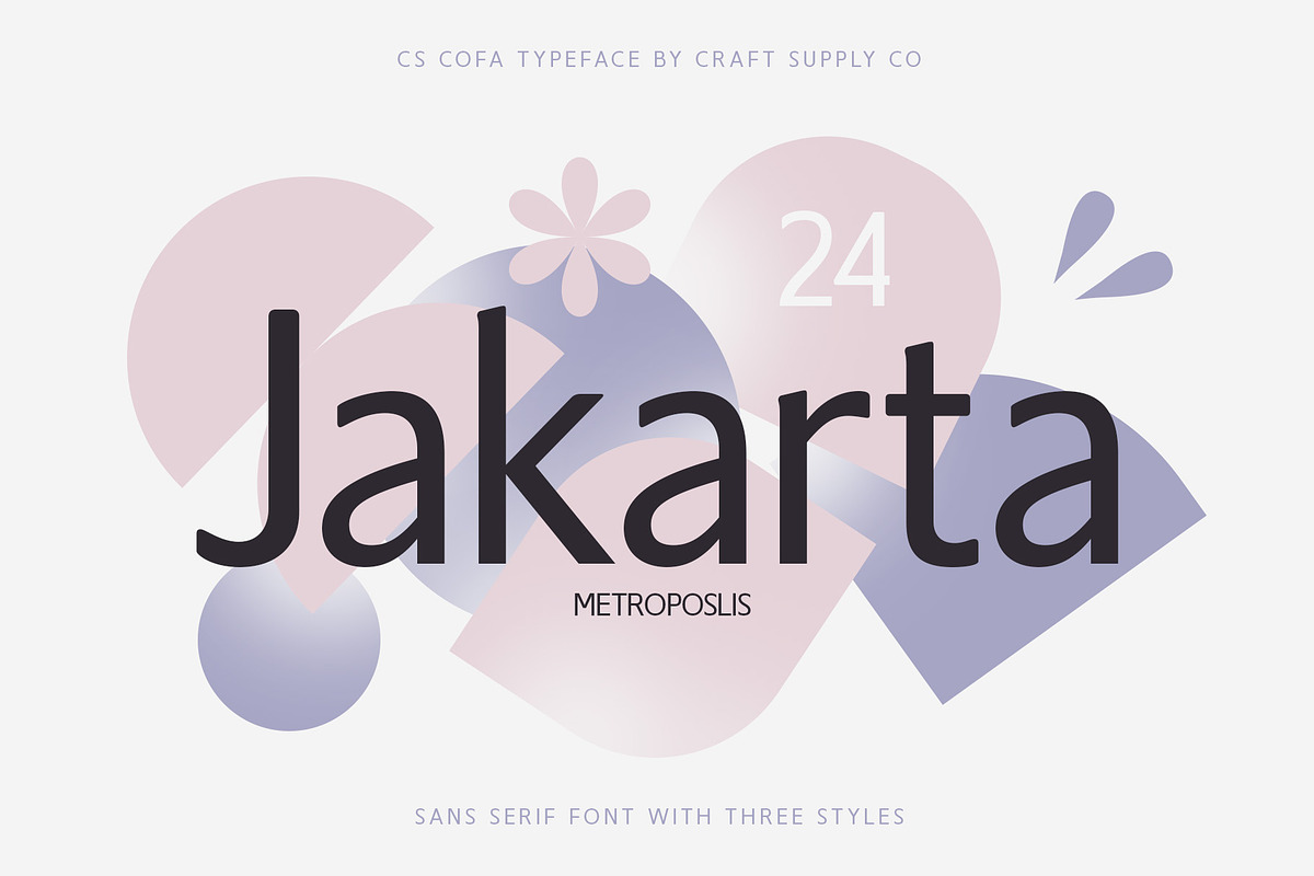 CS Cofa – Modern Font, a Sans Serif Font by Craft Supply Co. (Photo 2 of 8)