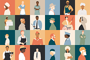 People of different professions, a Person Illustration by Stafeeva (Thumbnail 1 of 3)