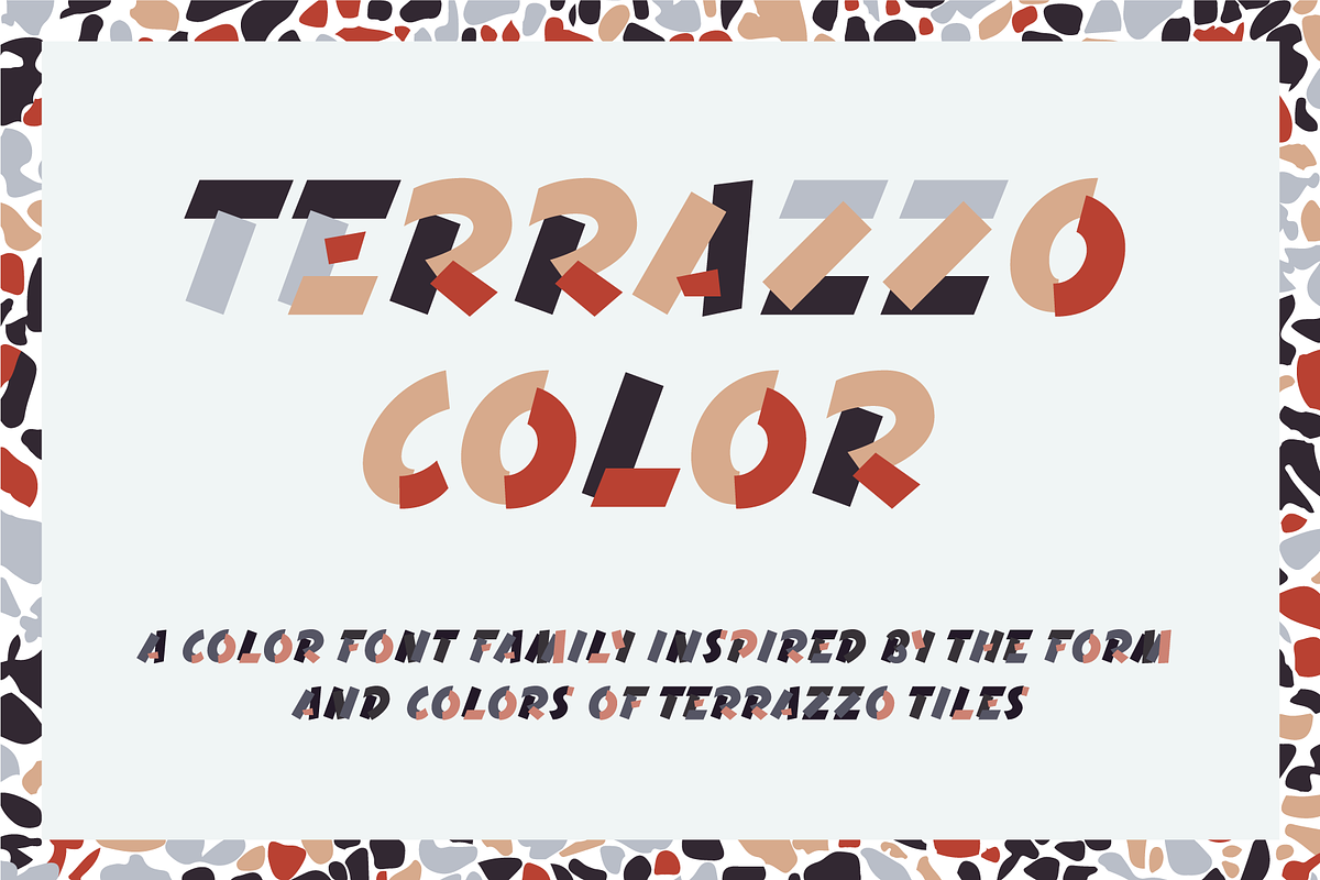 Terrazzo Color Font Family