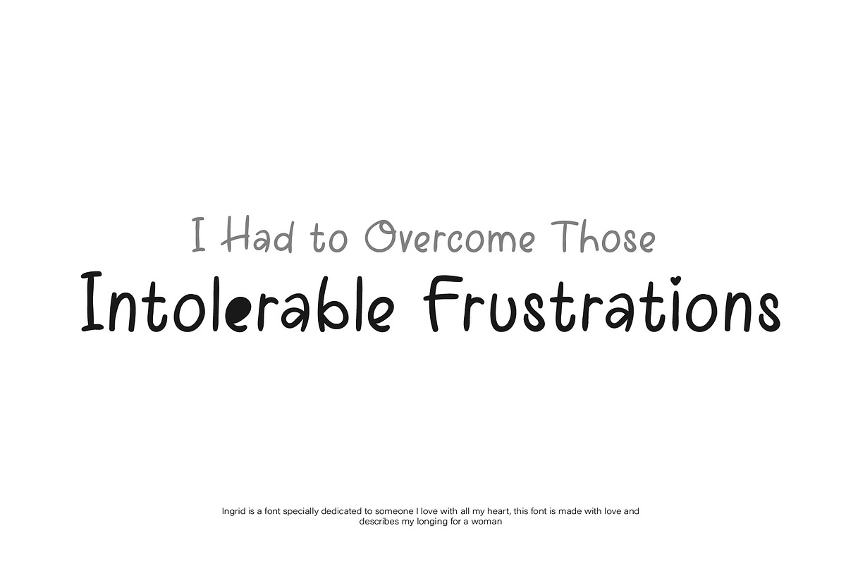 Ingrid Font, a Script Font by Phoenix Dungeon (Photo 8 of 9)