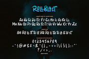 ROLLBLAST - Display Font, a Symbol Font by Masanis (Thumbnail 4 of 11)