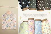 Space Penguin Clipart & Patterns, a Pattern Graphic by Lagniappe Art (Thumbnail 8 of 15)