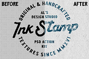 AL's Rugged Ink Stamp Action Kit, an Action Add-On by AL's Design Studio (Thumbnail 9 of 9)