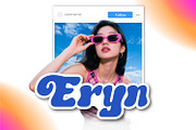 Webrow Bubble - Display Bubble Font, a Sans Serif Font by Rishsketch (Thumbnail 2 of 11)