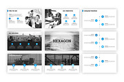 Hexagon - PowerPoint Template, a Presentation Template by everslide (Thumbnail 4 of 9)