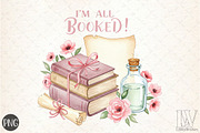 I'm All Booked Sublimation PNG, an Illustration by Libby Wishes (Thumbnail 1 of 6)