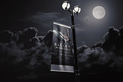 Lamp Post Banner Mock-up, an Advertising Mockup by GK Creative (Thumbnail 5 of 7)