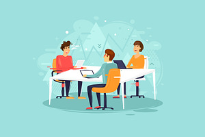 Teamwork, office life