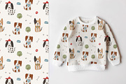 Pattern with dogs, a Pattern Graphic by Olena Kuznietsova (Thumbnail 4 of 5)