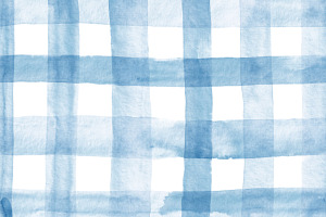 Watercolour Plaid In Light Blue