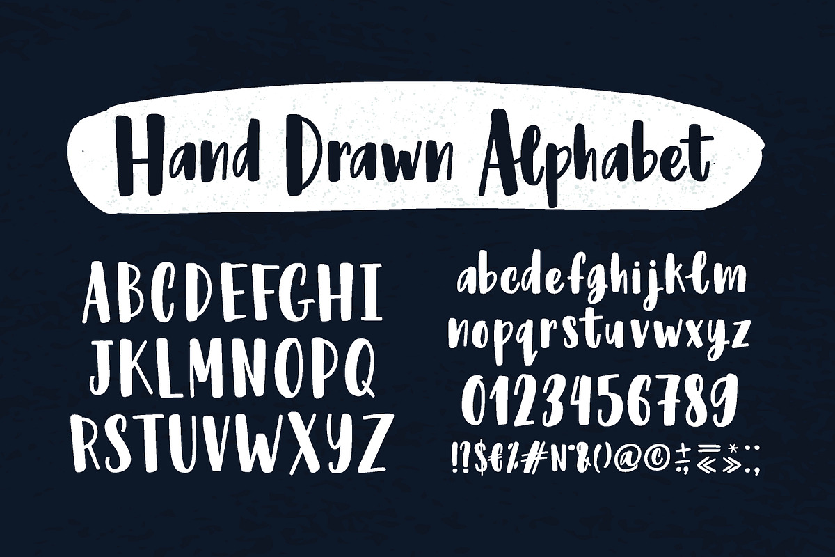 Hand drawn alphabet preview 2