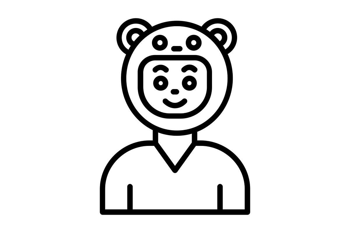 Bear Line Icon, an Icon by Pexelpy (Photo 1 of 2)