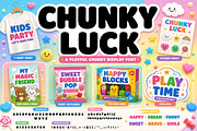 CHUNKY LUCK, a Slab Serif Font by Wow Magic (Thumbnail 2 of 5)