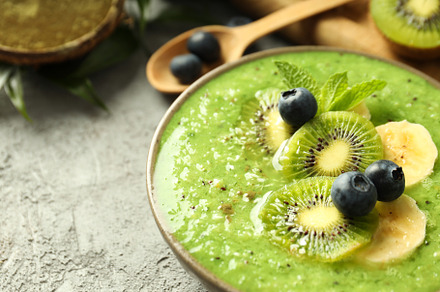 Concept of tasty and healthy food with smoothie, a Food & Drink Photo by AtlasStudio PRO