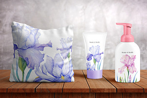 SALE! Watercolor Irises