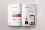 AURA | Brand Guidelines Template, a Brochure Template by ArtisanaAura (Thumbnail 7 of 20)
