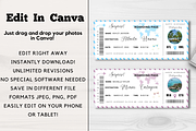 Editable Boarding Pass Template, a Card Template by YasdeyDesigns (Thumbnail 4 of 6)