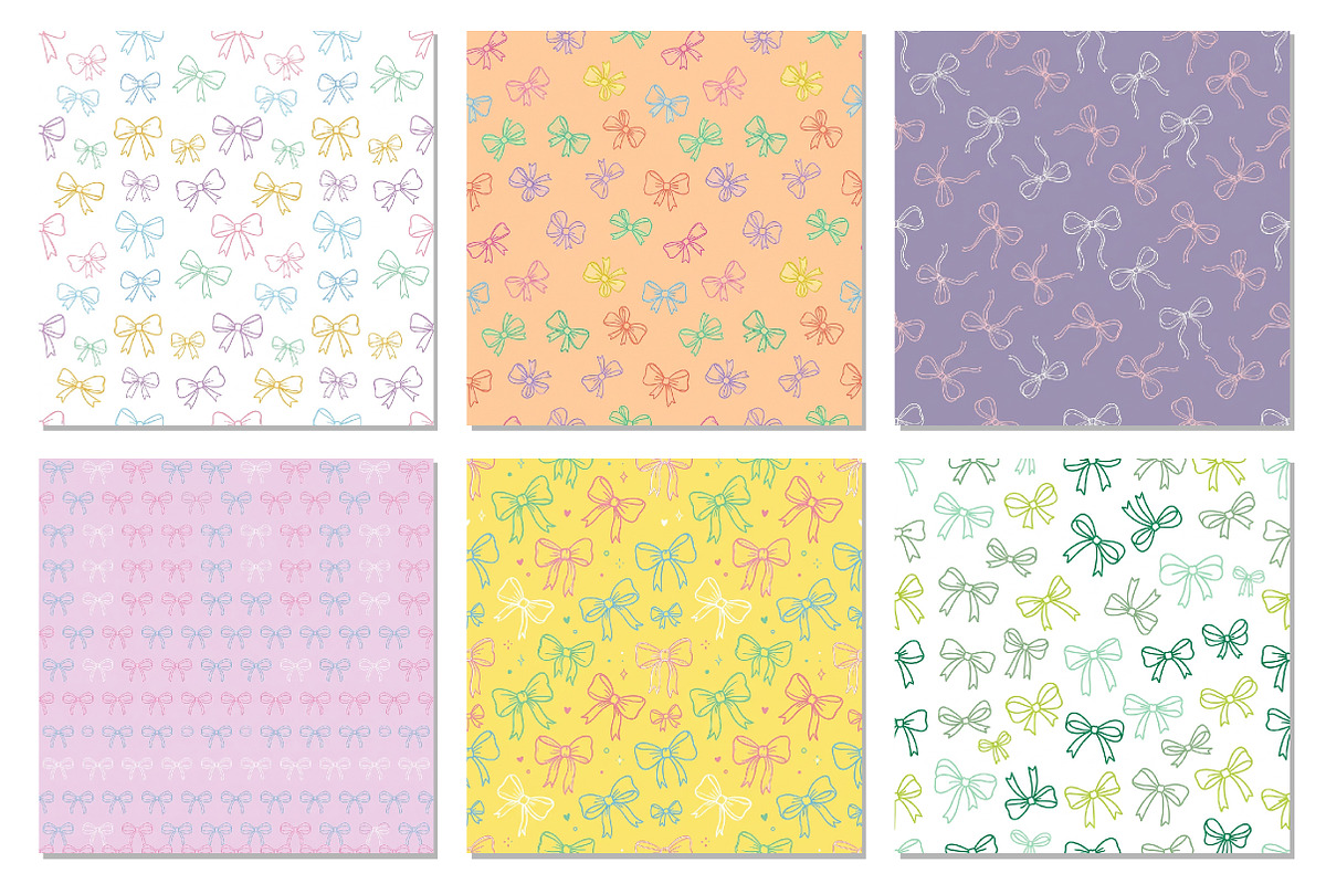 Coquette Bow Seamless Pattern Bundle, a Pattern Graphic by Dream Creation (Photo 6 of 6)