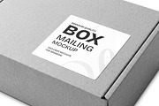 Mailing Box Packaging Mockup, an Advertising Mockup by graphypix (Thumbnail 4 of 4)