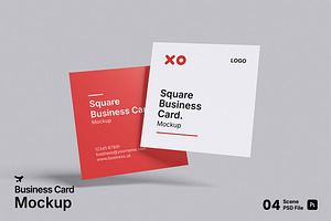 Business Card Mockup Bundle Set, an Advertising Mockup by Rielismee