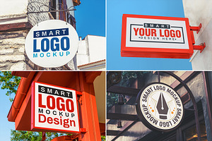 100 Logo Mockups Bundle Vol.3