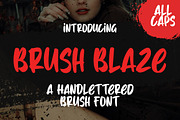Brush Blaze, a Handwritten Font by Gatype (Thumbnail 1 of 7)