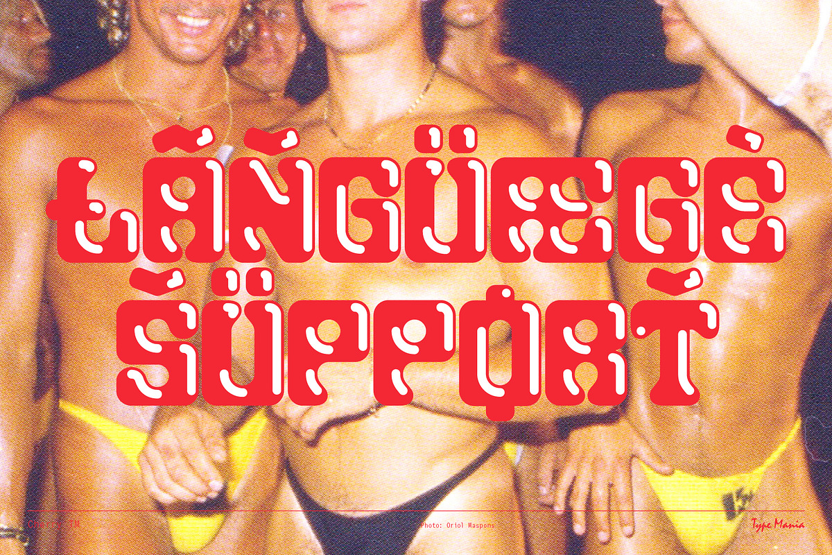 Cherry TM – Hot & Heavy Display Font, a Serif Font by Type Mania (Photo 12 of 14)
